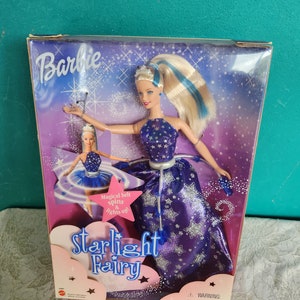 Mattel Starlight Fairy Barbie Doll Blue Dress