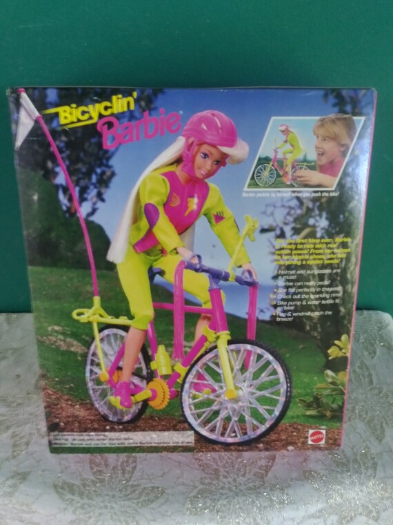 Mattel Bicyclin Barbie Doll 1993 Vintage Etsy 日本 Mattel Bicyclin Barbie Doll 1993 Vintage Etsy 日本