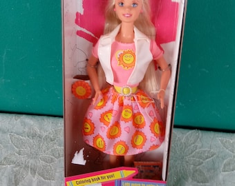 Mattel Color with Me Barbie Doll Vintage