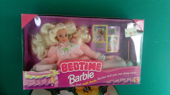 bedtime barbie doll made by mattel
