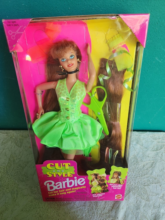 Mattel Cut N Style Redhead Barbie Doll Vintage Barbie Vintage Etsy Canada