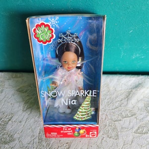 Mattel Vintage Barbie Kelly Lil amigos de Kelly Snow Sparkle Nia