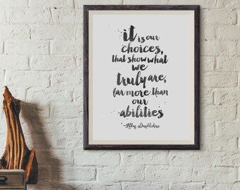 Dumbledore Quotes Etsy