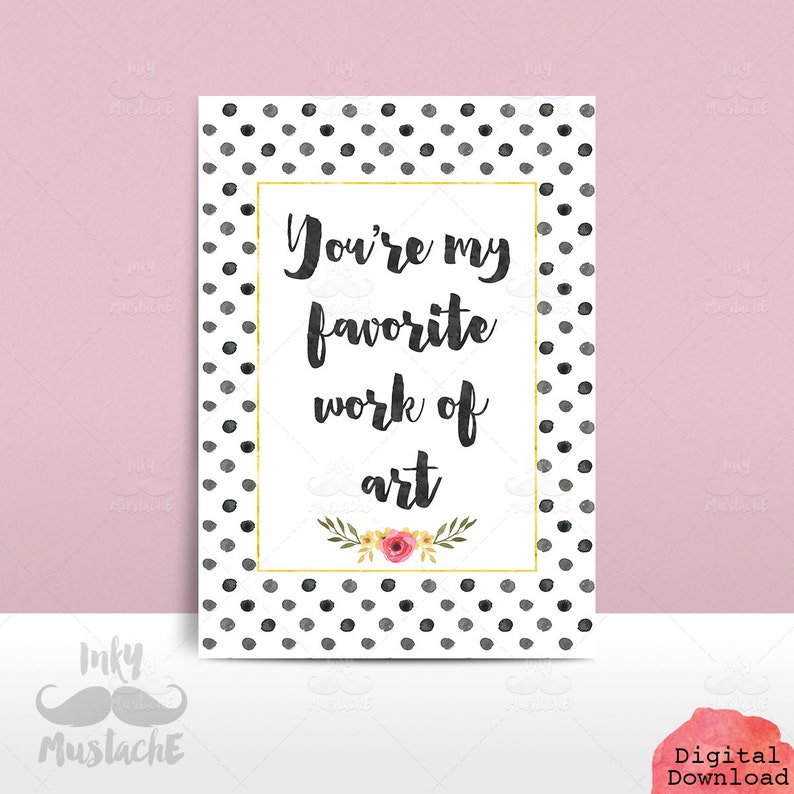 Printable Wall Art Print Printable Quote Decor Calligraphy Print Home ...