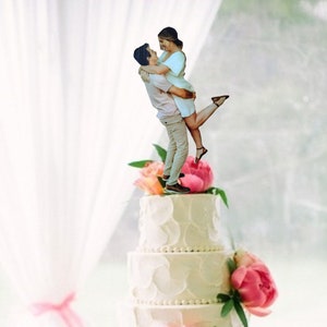 Personalized Wedding Cake Topper. Custom Photo Display. Romantic Photo Statue. Anniversary Gift. Wedding & Engagement Gifts. Bride and Groom
