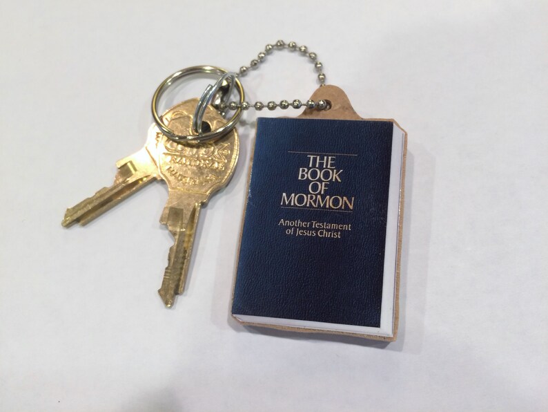 Missionary Name Tag Keychain. Book of Mormon Gifts. Book of Etsy