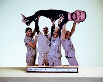 Custom Photo Wood Plaque: Personalized Award, Recognition, or Trophy
