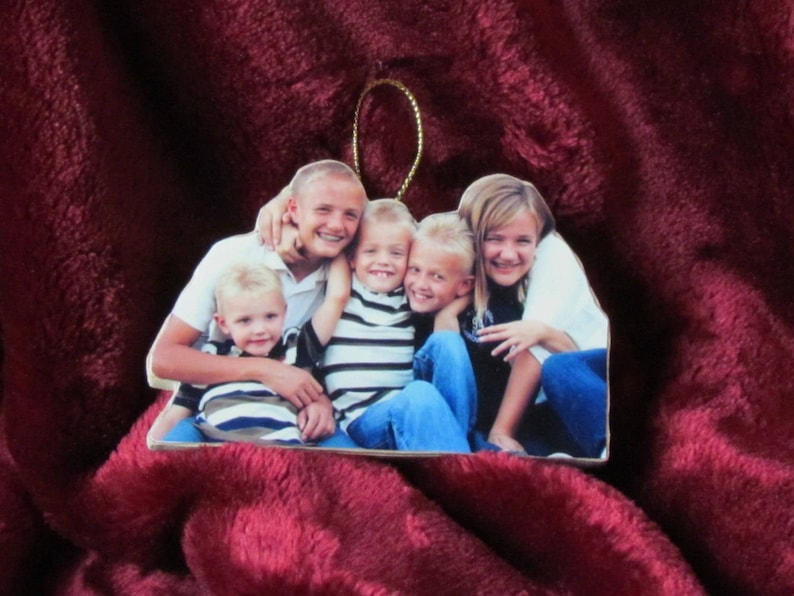 Personalized Photo Keychains Personalized Father/'s Day Gifts Gift for dad. Children/'s artwork display Personalized Photo Ornaments