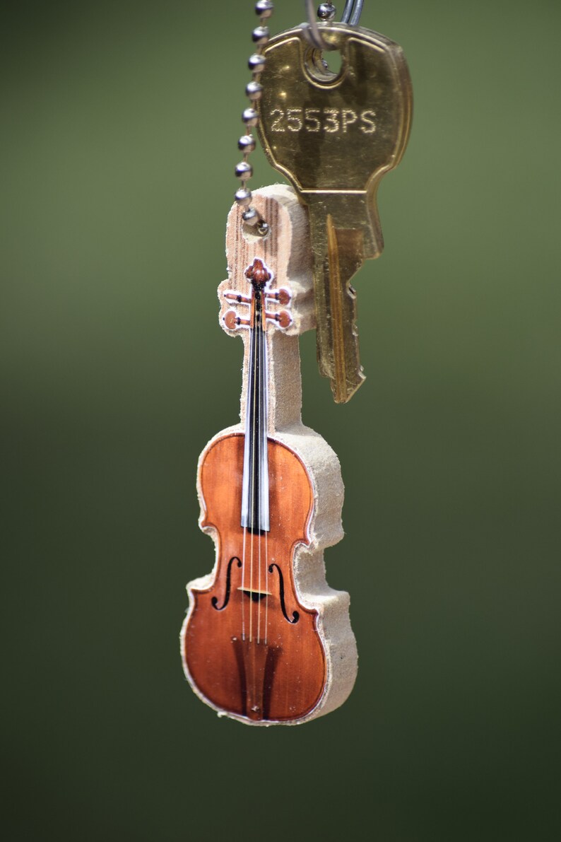 Violin Keychain. Musical Instrument Keychains. Violin Etsy