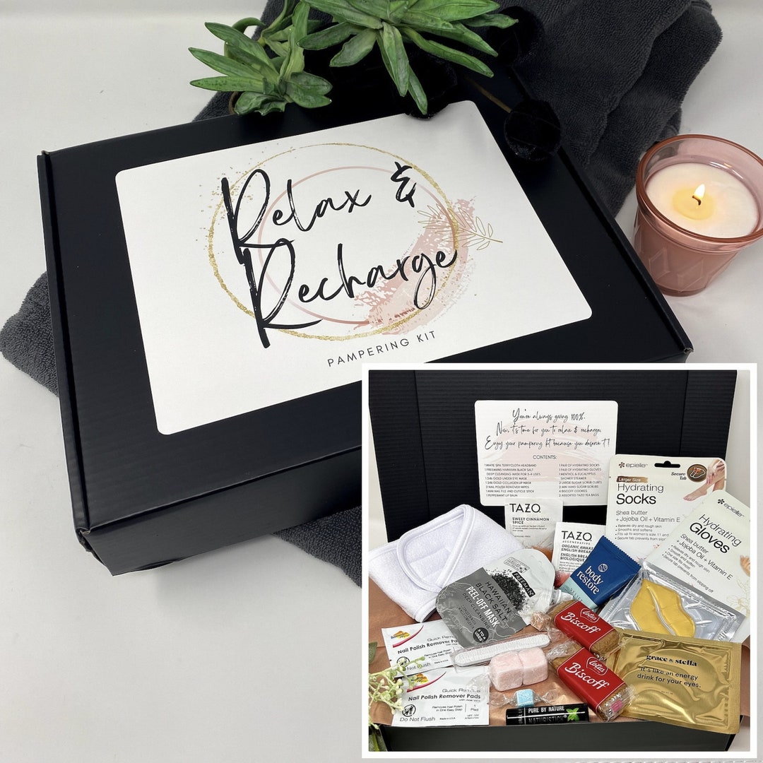 Spa Gift Box Stress Relief Gift Set Self Care Gift for Mom - Etsy
