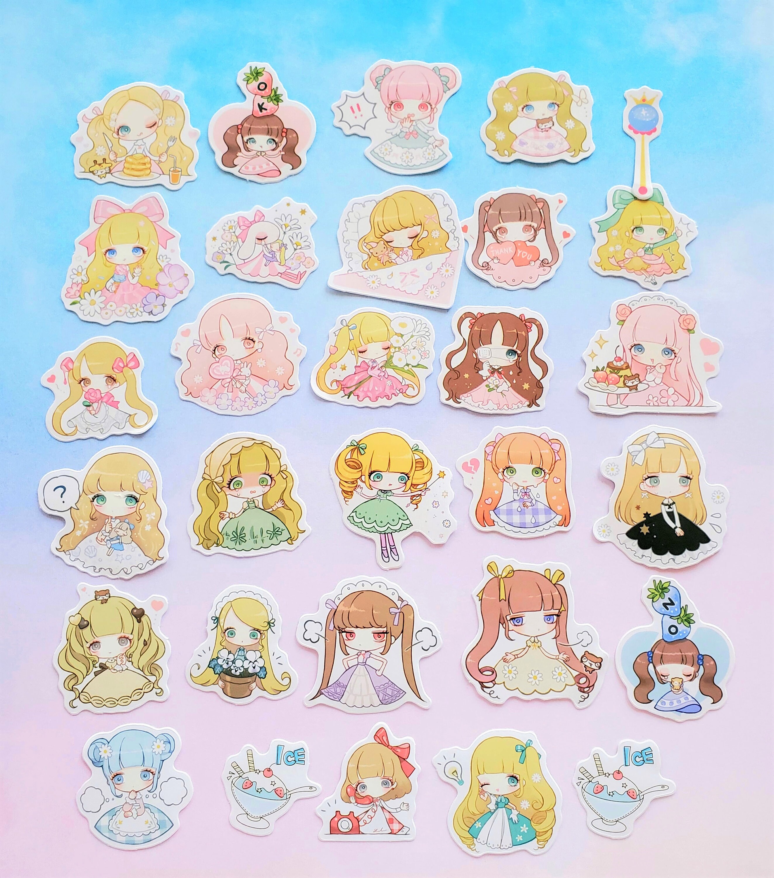 Cute Little Cartoon Girls Stickers for Planner Calendar - Etsy Cute Little Cartoon Girls Stickers for Planner Calendar - Etsy