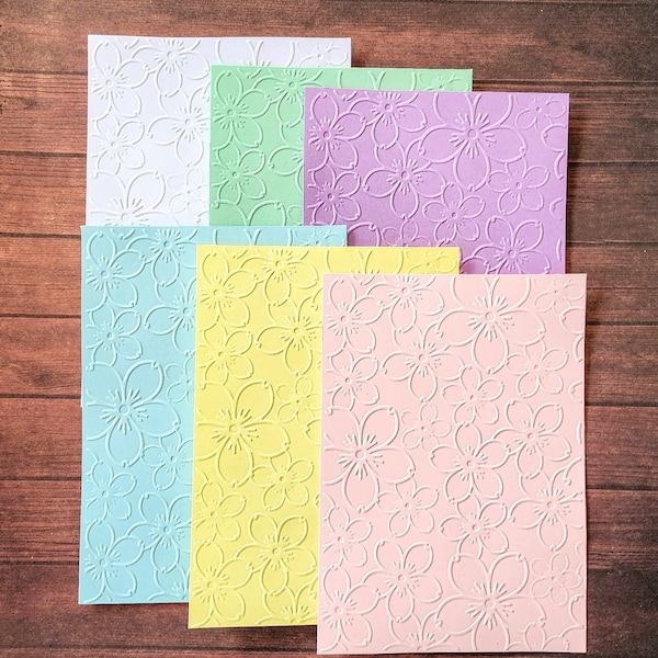Embossed Paper Sheet Etsy