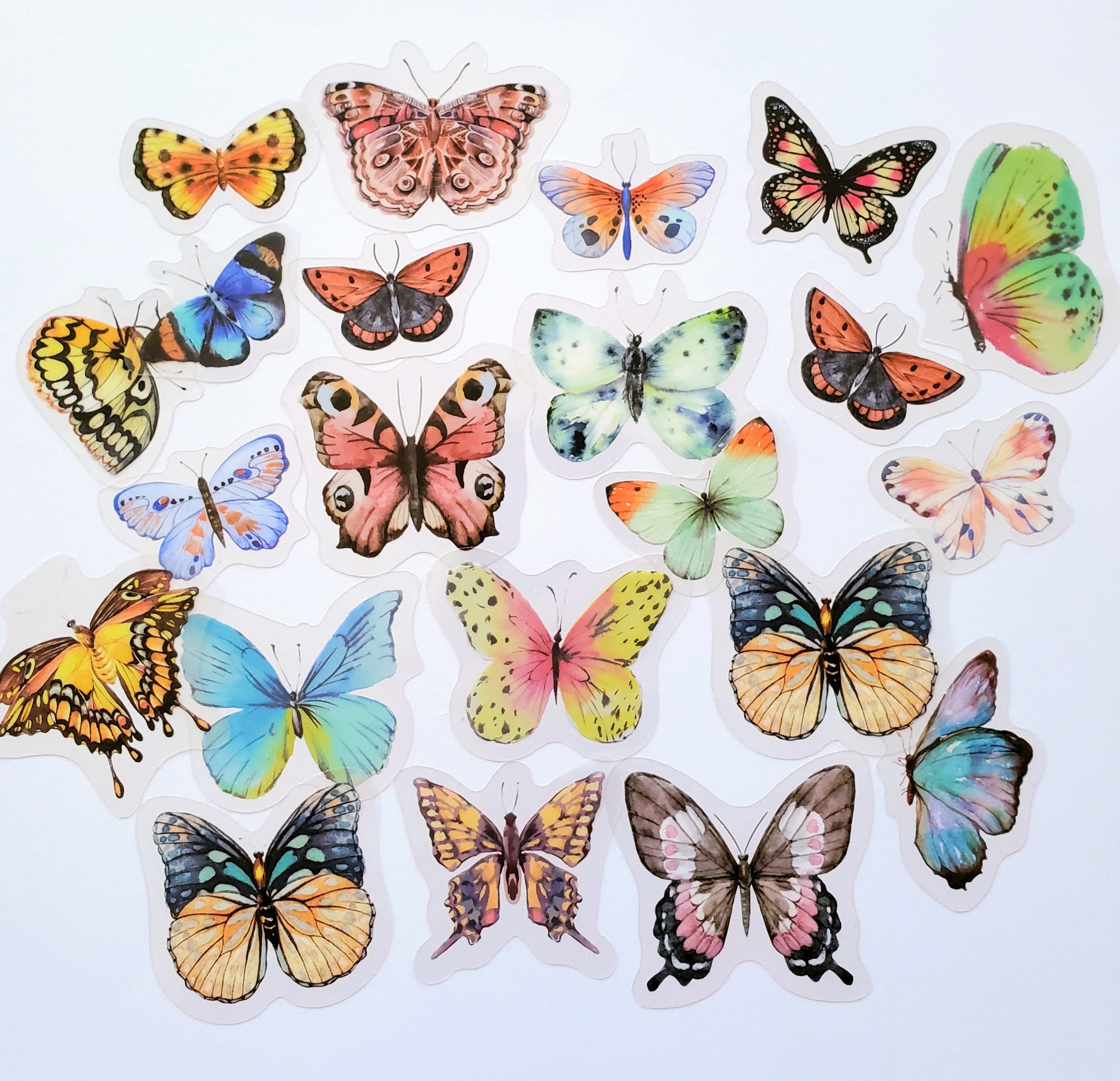 Colorful Butterfly Stickers Sticker for Sale by Unlocked-Art