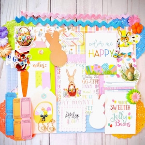 Easter Ephemera Pack for Scrapbook Junk Journal and Paper Crafts, Easter Mixed Media Kit, Easter Inspiration Kit
