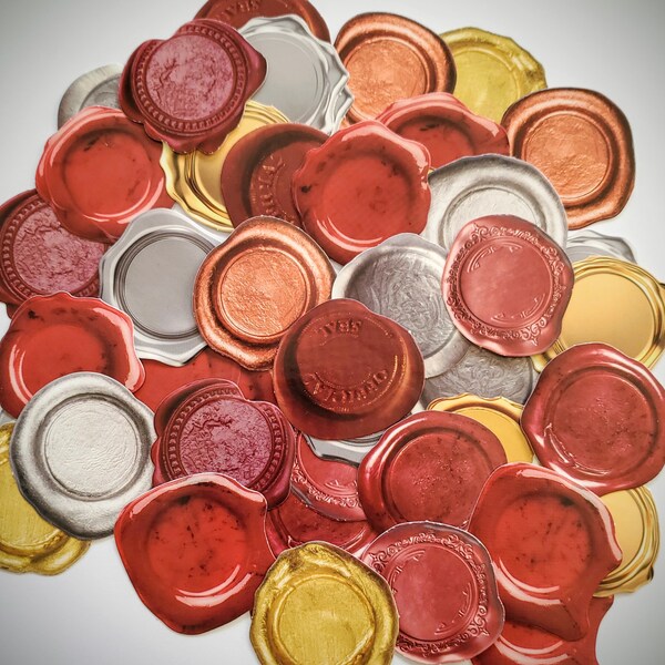 Faux Wax Seal Etsy