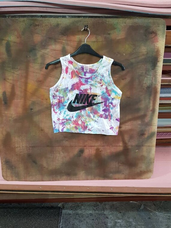 nike tie dye crop top