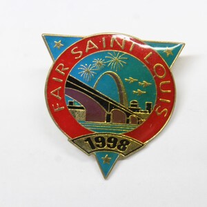 Fair Saint Louis 1998 Pin Lapel Enamel Collectible Souvenir