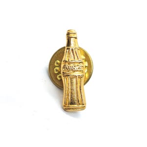 Coca Cola Soda Flasche Pin Getränke Werbung Logo Emaille Miniatur Vintage