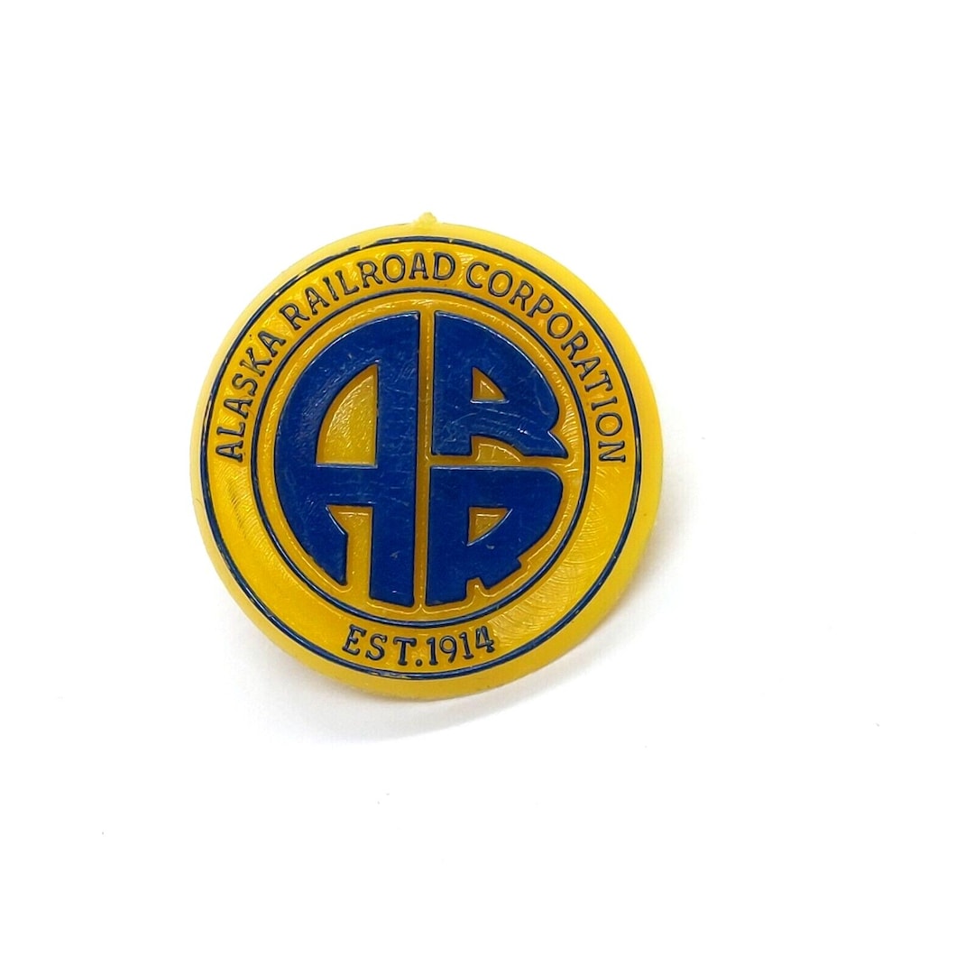 Alaska Railroad Corporation ARR Pin Lapel Plastic Collectible - Etsy
