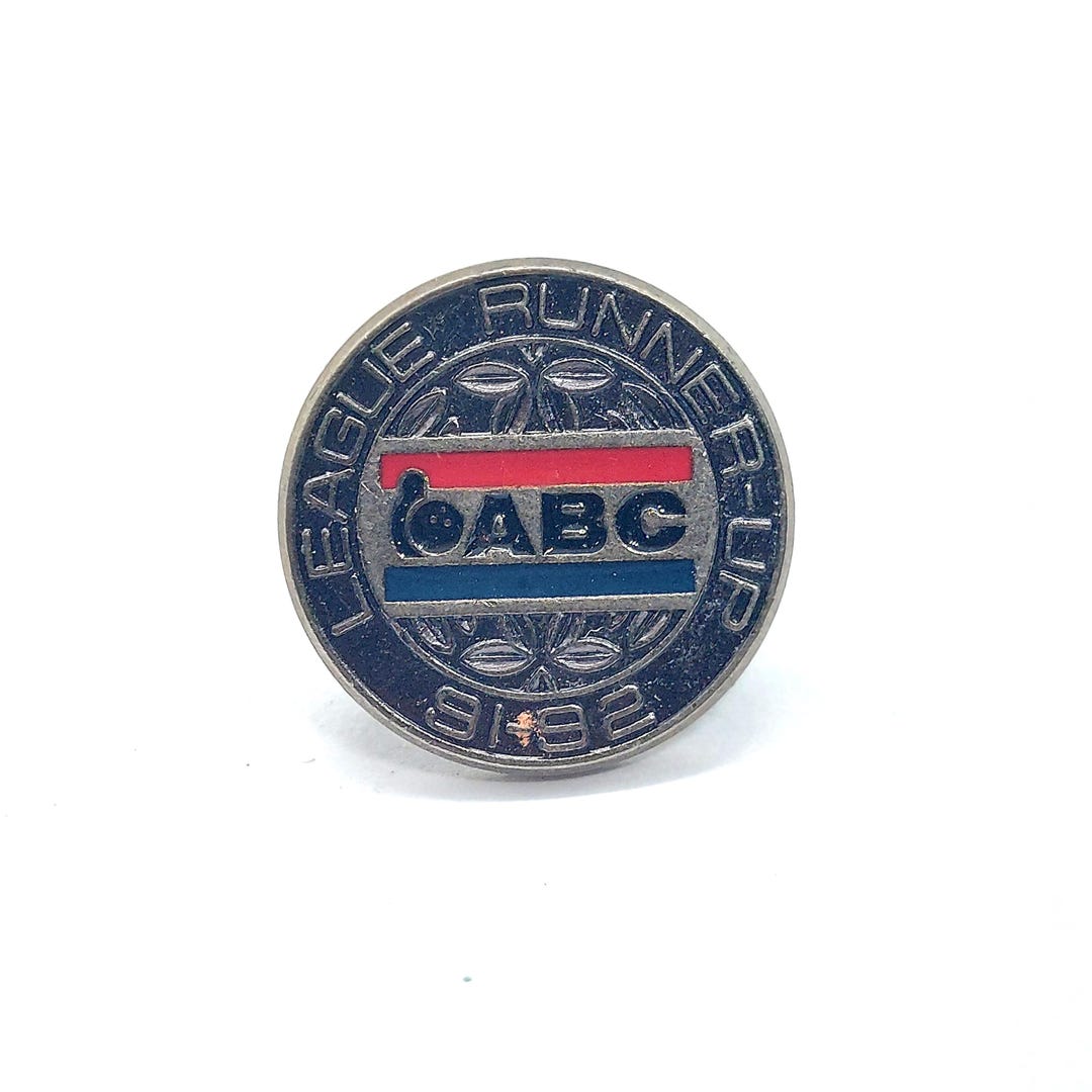 ABC League Runner up 1992 Pin Bowling Award Trophy Achievement Vintage ...
