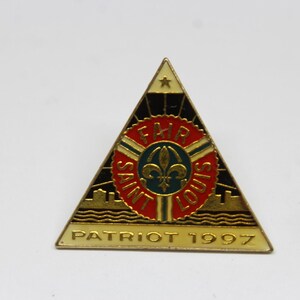 Fair Saint Louis Patriot 1997 Pin Lapel Enamel Collectible Souvenir