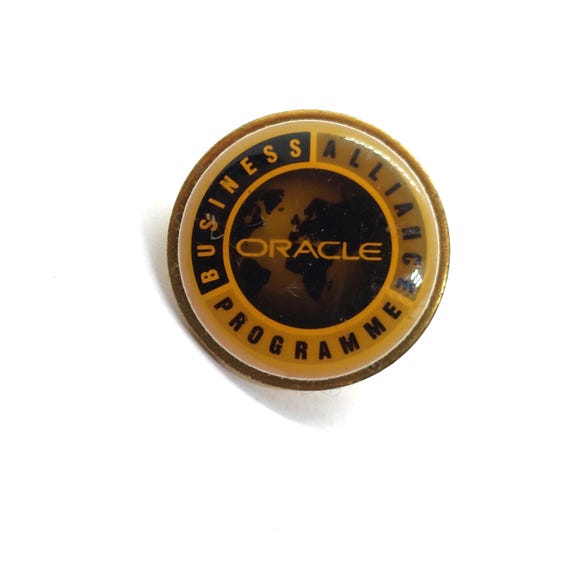 Oracle Business Alliance Programme Lapel Pin Glob… - image 1