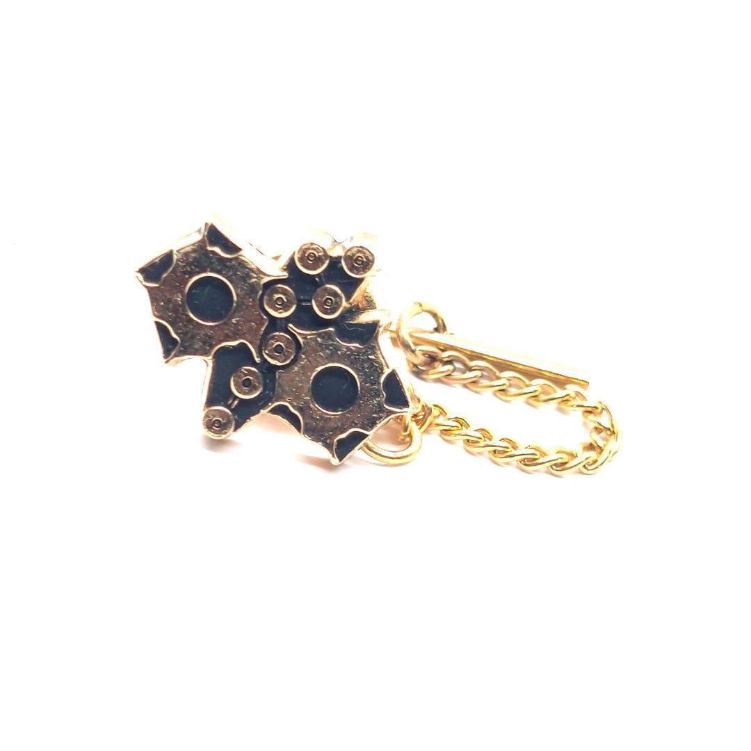 Interlocking Gear Chain Pin Mechanical Engineering Industrial Vintage ...