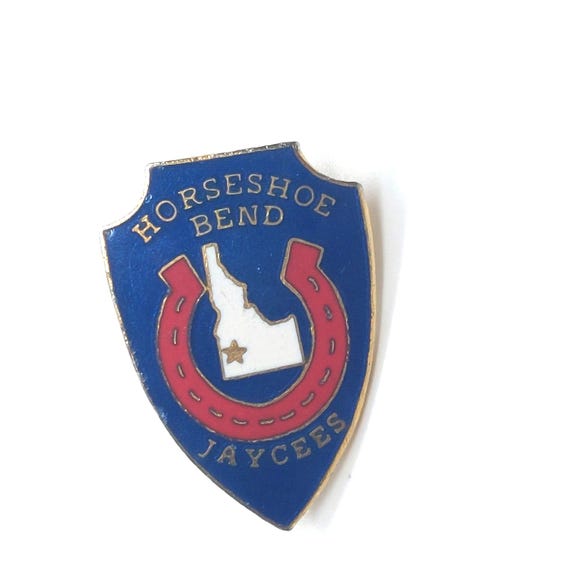 Horseshoe Bend Jaycees Idaho Pin Lapel Enamel Collectible