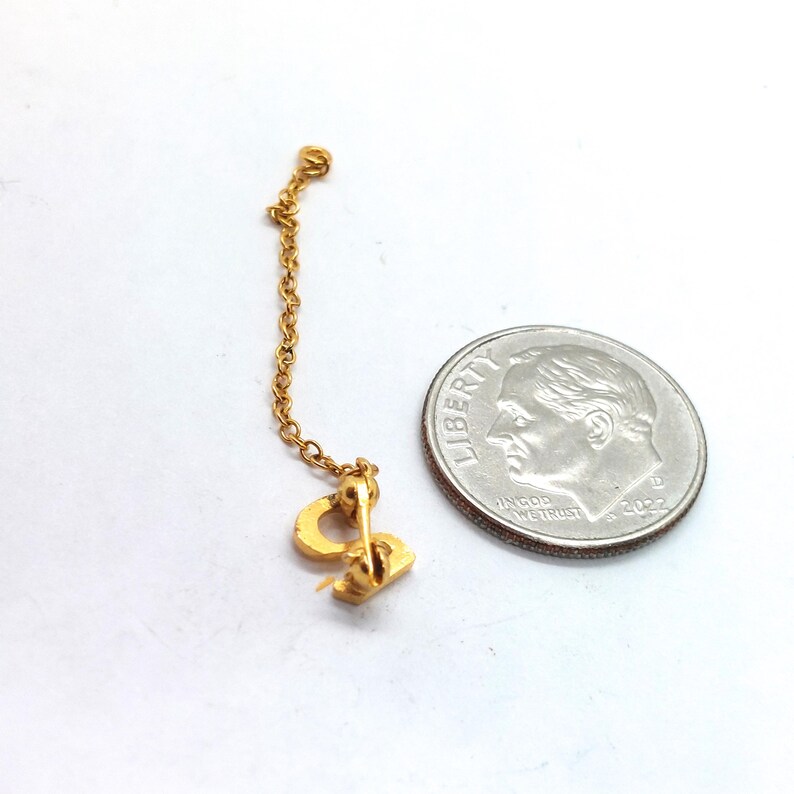 Number Two Pin Vintage Number Two 2 Year Service Award Chain Lapel Pin Milestone ...