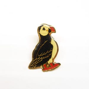 Atlantic Puffin Bird Pin Lapel Enamel Collectible