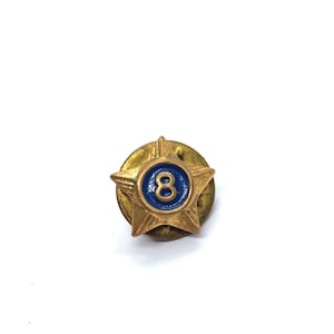 Boy Scouts of America 8 Year Service Star Pin Lapel Enamel Collectible Award