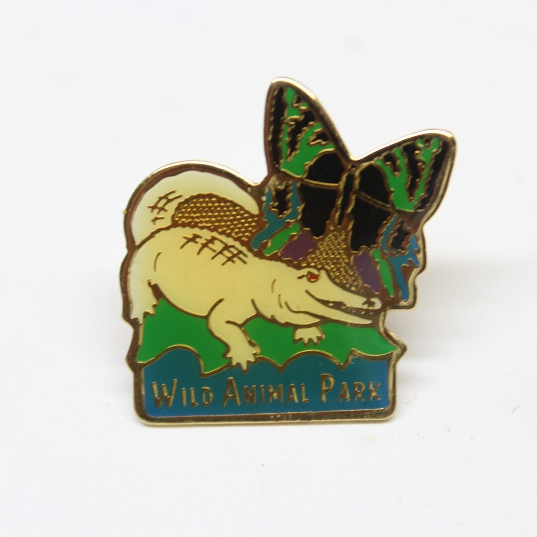 Wild Animal Park Crocodile Alligator Pin Lapel Enamel Collectible - Etsy