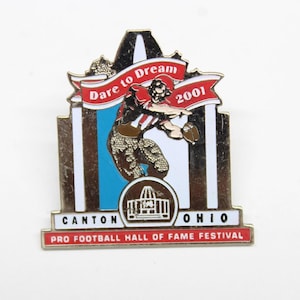 2001 Canton Ohio Pro Football Hall of Fame Festival Pin Lapel Enamel Collectible