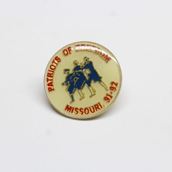 Patriot of Freedom Missouri 91-92 Lapel Pin
