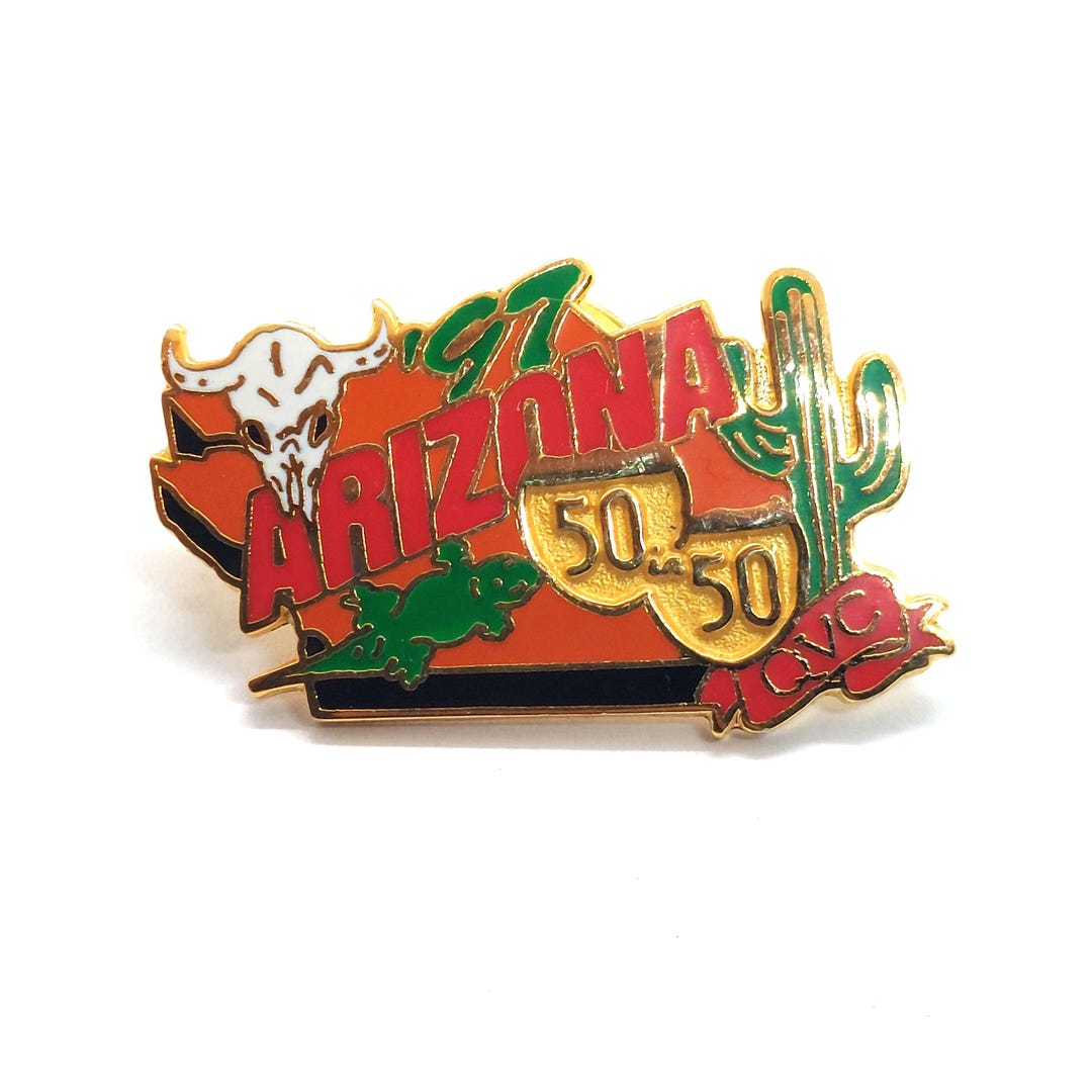 Arizona 1997 50 in 50 QVC Pin Lapel Enamel Collectible - Etsy