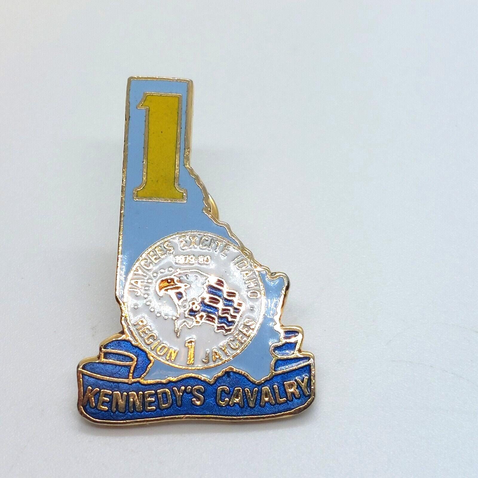 Jaycees Excite Idaho Region 1 Jaycees Kennedy's Cavalry Pin Lapel ...