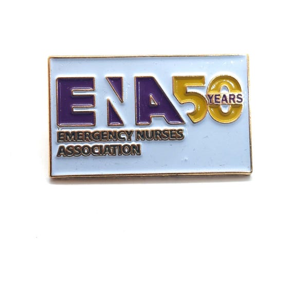 Emergency Nurses Association ENA Fifty Years Pin Healthcare Anniversary