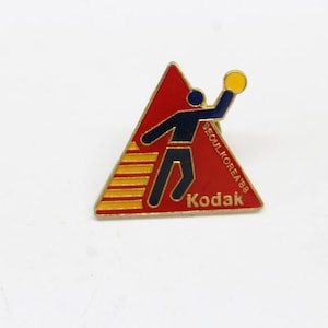 Seoul Korea &#39;88 Kodak Pin Lapel Enamel Collectible Basketball