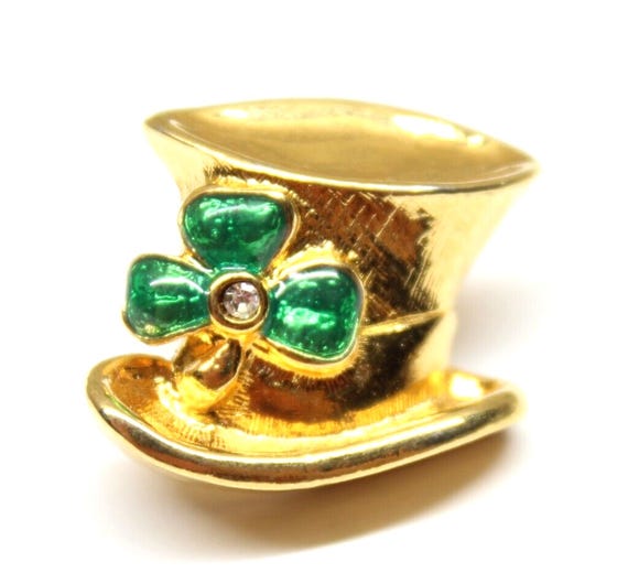 Épingle à Chapeau Ou Cravate AVON Vintage - Bijou Élégant Couleur Or Pour Femme