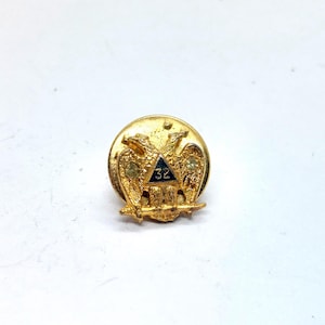 The Freimaurer Börse 32 Grad Scottish Rite Freimaurer Anstecknadel Vintage