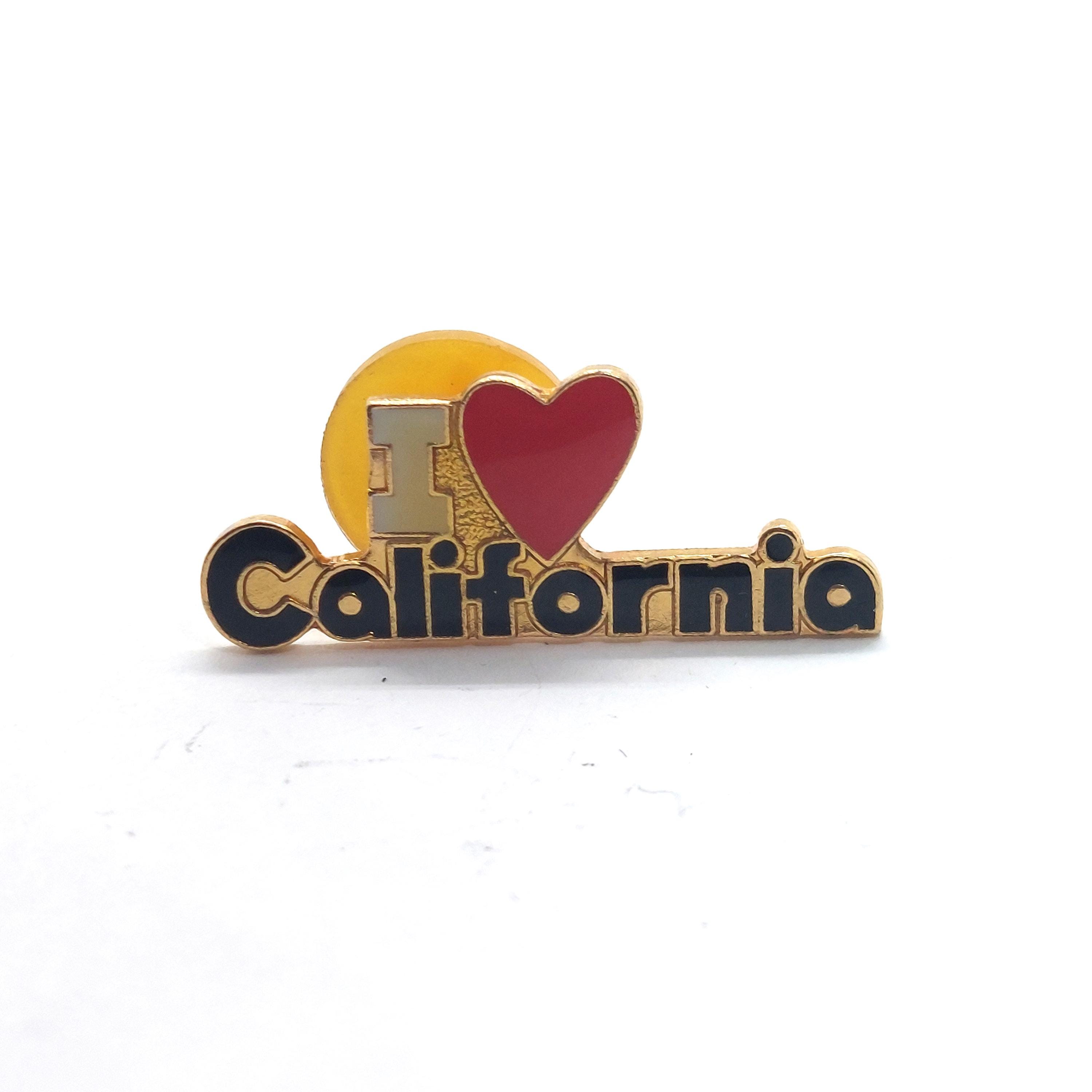 I Love California Pin - Etsy