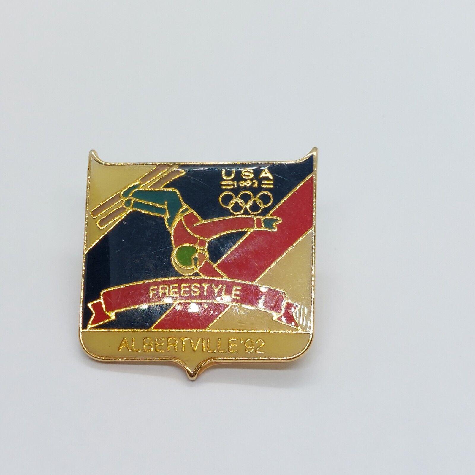 Pin's Olympique Albertville 1992 – Sponsor Bausch & Lomb – Rare – Jeux Olympiques