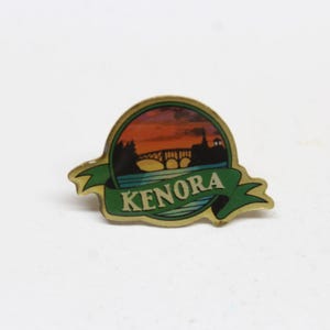 Kenora Ontario Canada Pin Lapel Enamel Collectible Souvenir