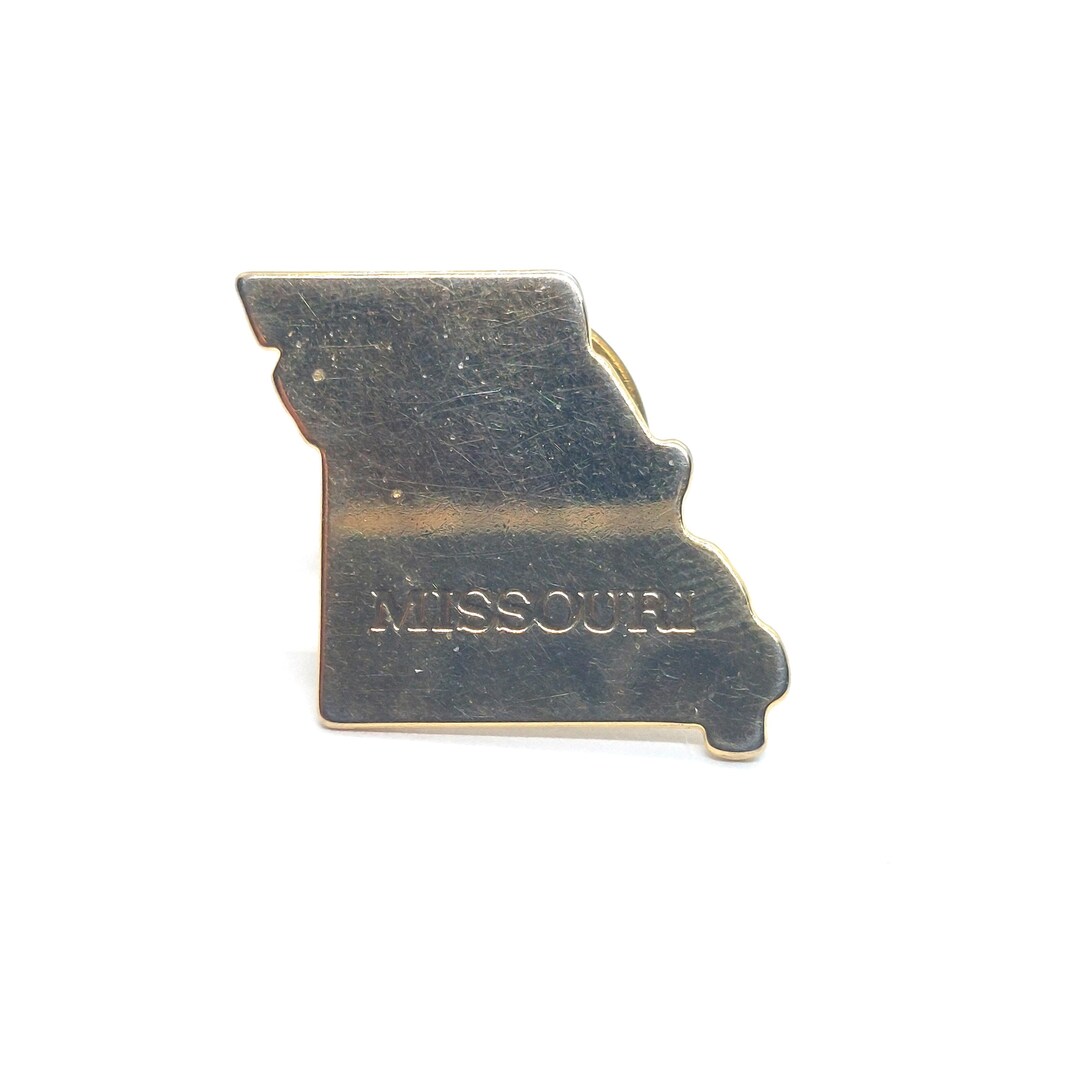 Avon Missouri State Map Pin Lapel Gold Tone Collectible Vintage - Etsy