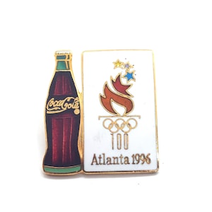 Atlanta 1996 Olympics Coca Cola Pin Lapel Enamel Collectible