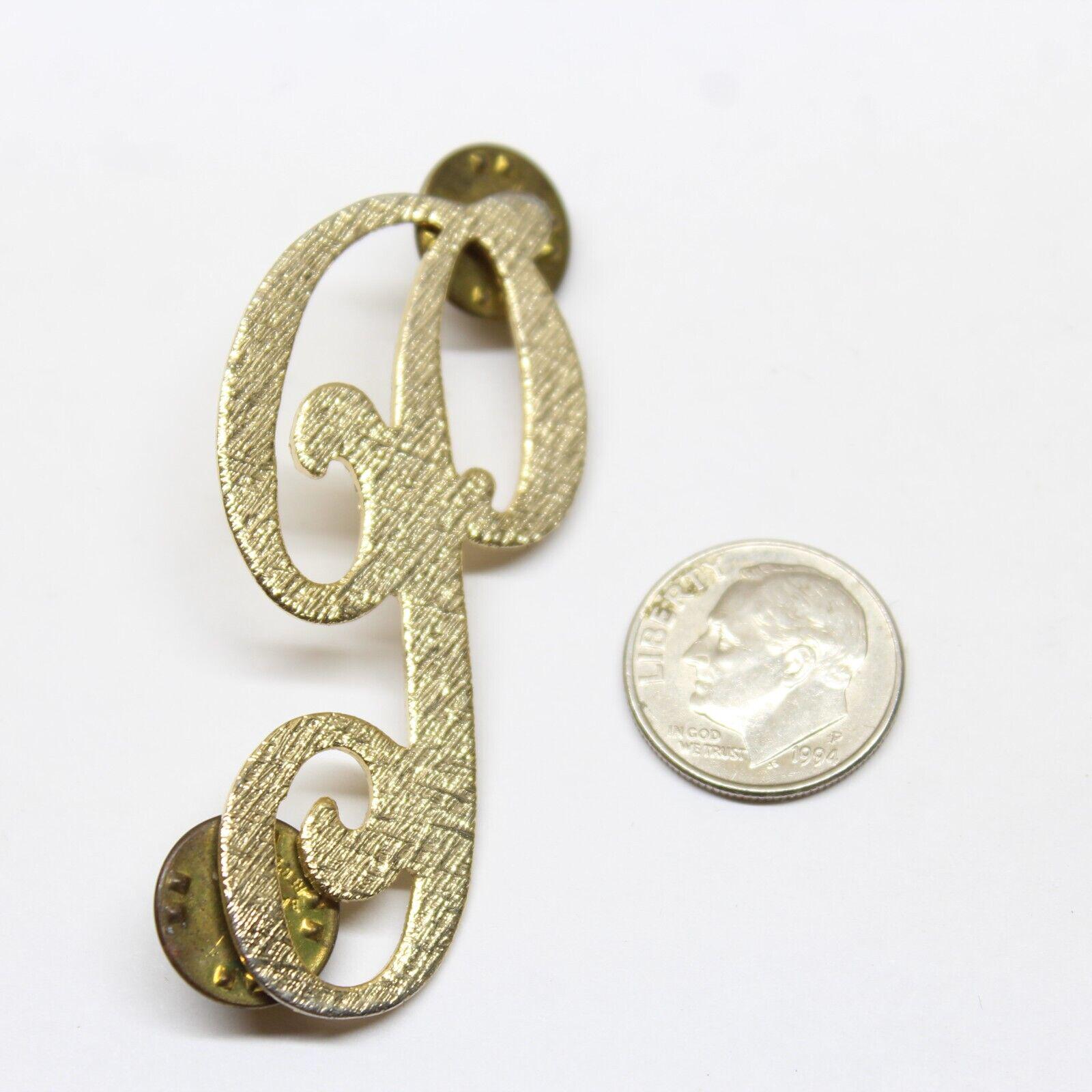 Gold Tone Letter 