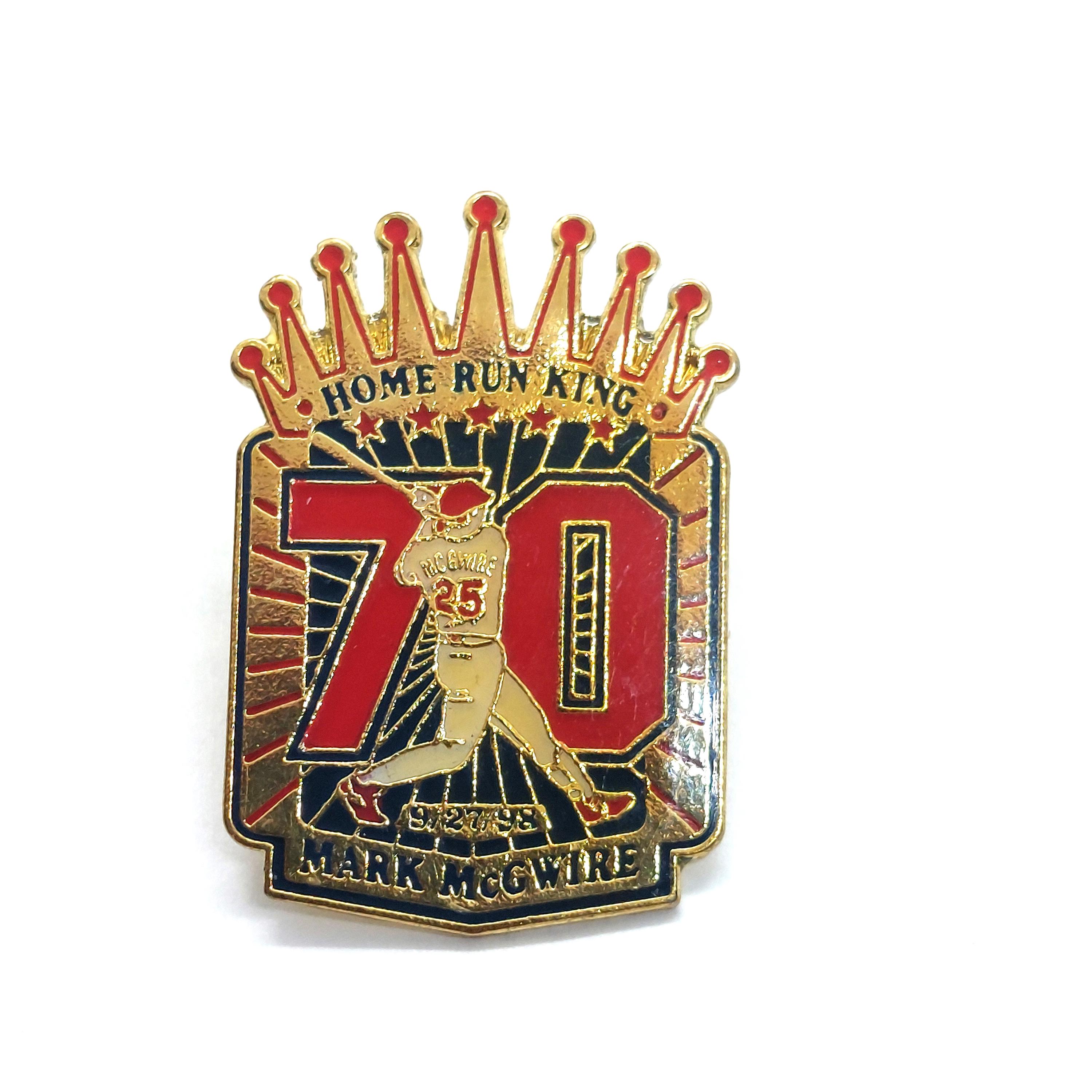 McGwire記念ピンバッチ！！ Mark McGwire Record Breaking Pin Set Limited Edition #1,800
