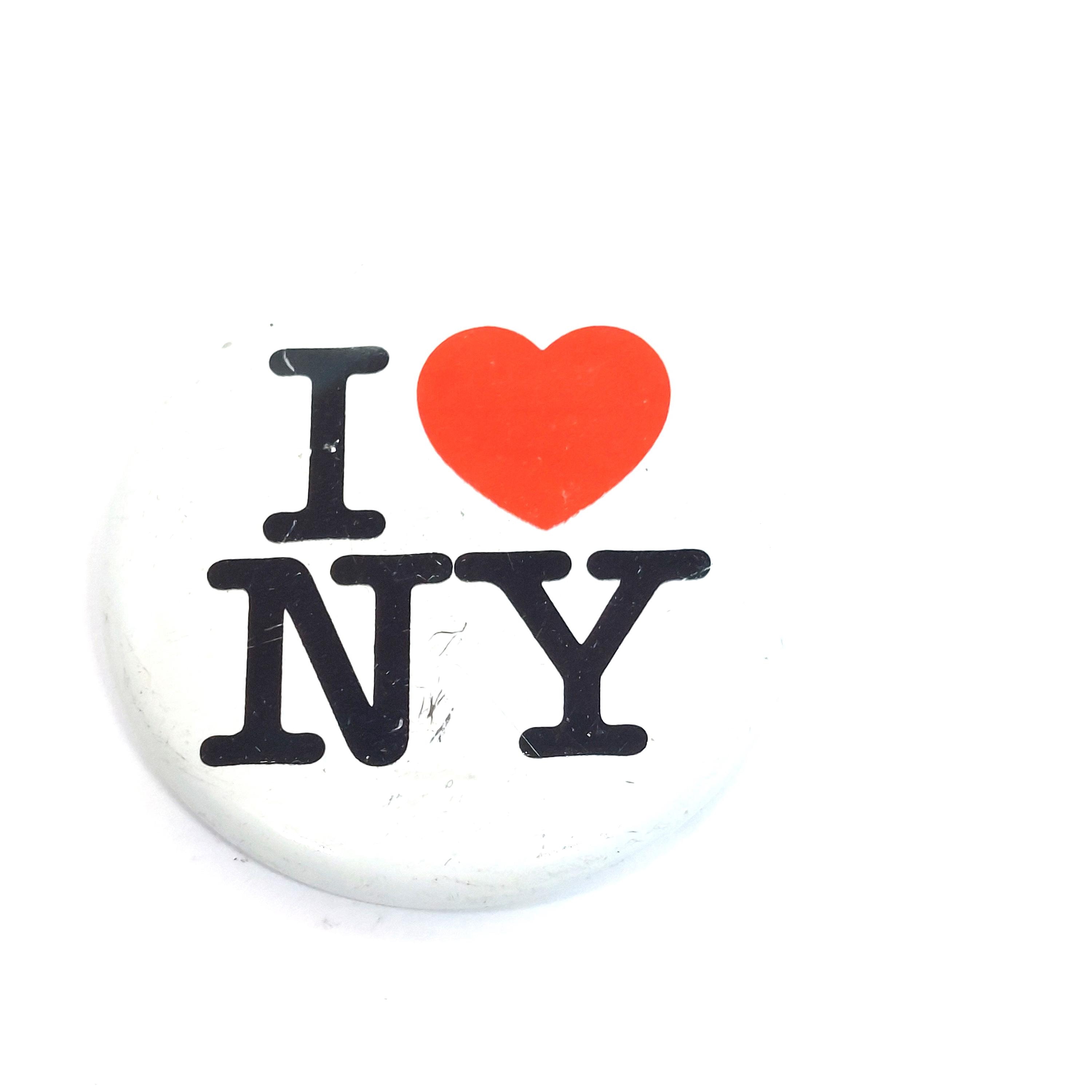 I Love NY New York Lapel Pin Button Classic Red Heart Iconic I Love NY New York Lapel Pin Button Classic Red Heart Iconic