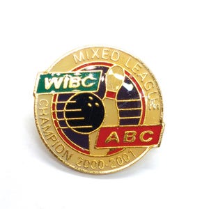 Wibc Abc Bowling Pin - Etsy