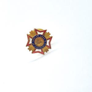 Veterans Of Foreign Wars VFW Pin Military Service Organization USA Vintage
